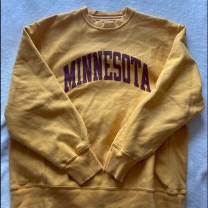 champion minnesota crew neck